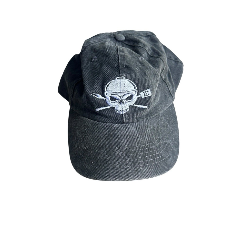 Gray Kurvball BBQ Whiskey‎ Baseball Cap Hat Dad
